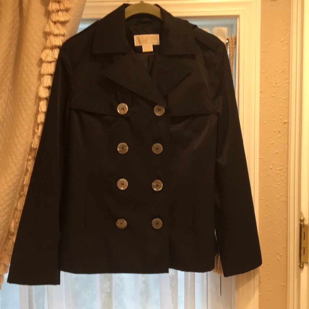 Michael Kors Double Breasted Button Up Jacket, Med